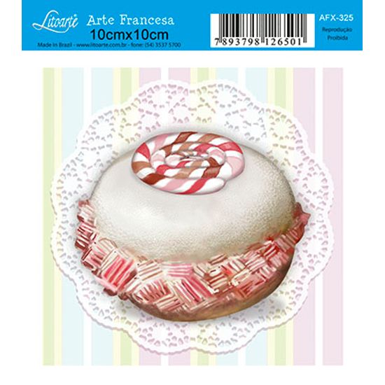 Papel Decoupage Arte Francesa Cupcake AFX-325 - Litoarte
