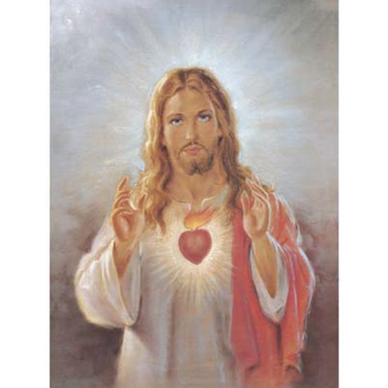 Papel Decoupage Arte Francesa Litoarte AFGG-008 45x62,5cm Sagrado Coração de Jesus