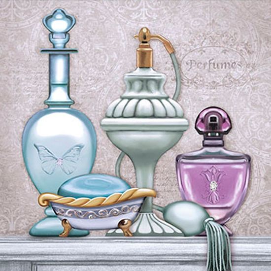 Papel Decoupage Arte Francesa Perfume e Sabonete AFQ-344 - Litoarte