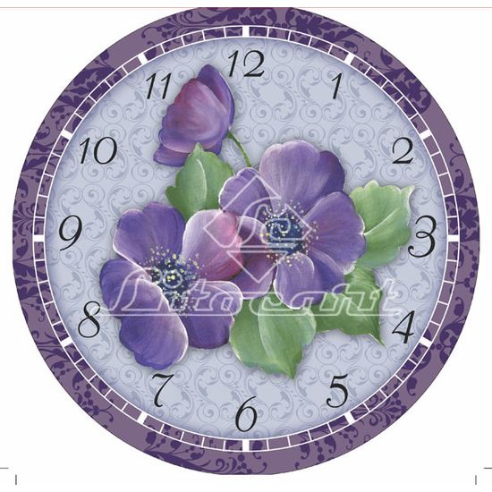 Papel Decoupage Relógio Flores LDR-06 - Litocart