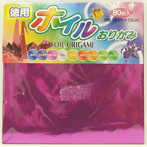 Papel Dobradura Origami Toyo Foil Especial 015 X 015 Cm No.750