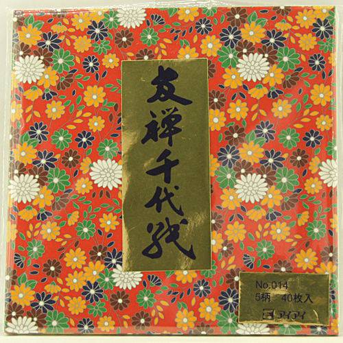 Papel Dobradura Origami Toyo Yuzen 015 X 015 Cm No.014