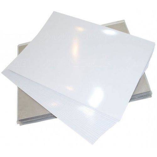 Papel Foto Adesivo 115g A4 Glossy Branco Brilhante Resistente à Água / 100 Folhas