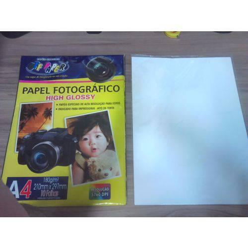 Papel Fotográfico Off Paper High Glossy A4 - 50 Folhas