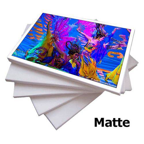 Papel Fotográfico para Jato de Tinta A4 Matte 108g - 100 Folhas