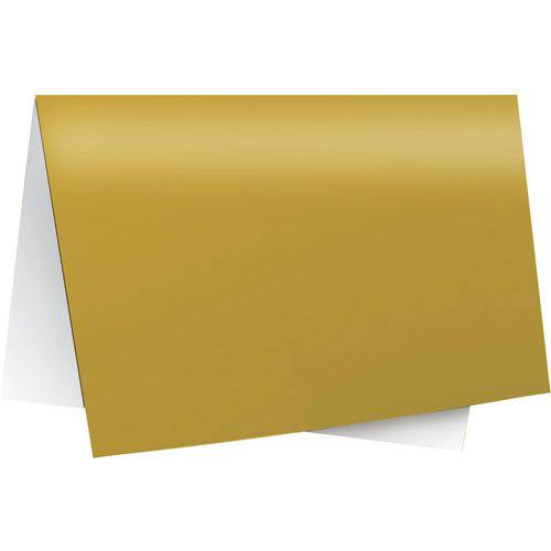 Papel Laminado 45X59Cm. Lamicor Ouro/Amarelo Pct.C/40 Cromus
