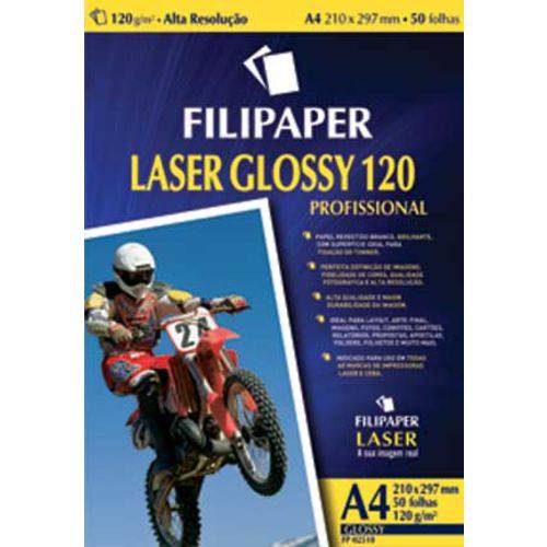 Papel Laser Filiperson Glossy 120 G A4+ 050 Fls 02510