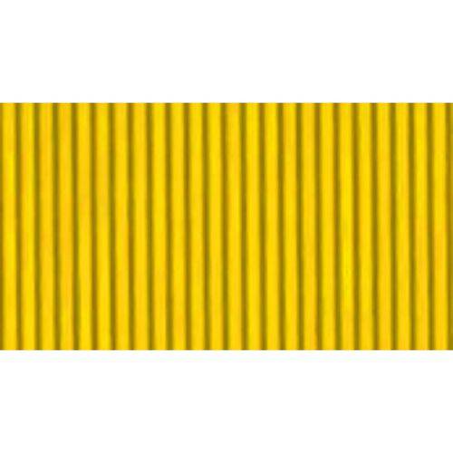 Papel Micro Ondulado 50x80cm Jandaia - Amarelo