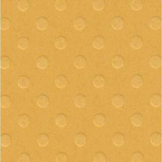 Papel Scrapbook Bolinhas Amarelo Manteiga PCAR386 Toke e Crie