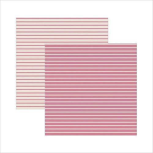 Papel Scrapbook Classico Texturizado Pink Listras Ksbc006 - Toke e Crie By Ivana Madi