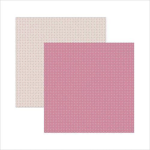 Papel Scrapbook Classico Texturizado Pink Xadrez Ksbc014 - Toke e Crie By Ivana Madi