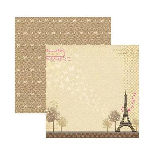 Papel Scrapbook DF - SDF331 - Paris Romance - Toke e Crie