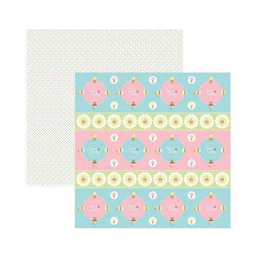 Papel Scrapbook DF - SDF660 Sweet Candy Forminhas e Toppers