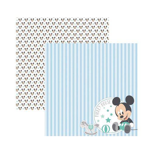 Papel Scrapbook DF - SDFD037 - Baby Mickey 2 Paisagem