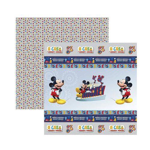 Papel Scrapbook DF - SDFD119 - a Casa do Mickey 1 Fitas e Rótulos - Toke e Crie
