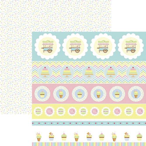 Papel Scrapbook Dupla Face Sweet Candy Selos e Tags Sdf661 - Toke e Crie By Mariceli