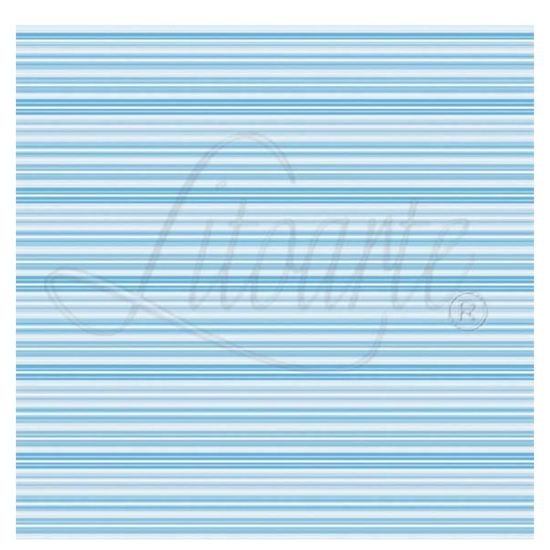 Papel Scrapbook Litoarte 30,5x30,5 SS-041 Listras Azul