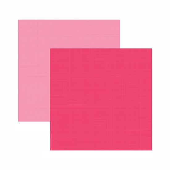 Papel Scrapbook Toke e Crie 30,5x30,5 KFSB553 Pink Liso
