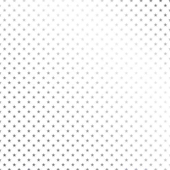 Papel Scrapbook Toke e Crie SDF709 Simples 30,5x30,5cm Metalizado Estrelas Prateado Fundo Branco