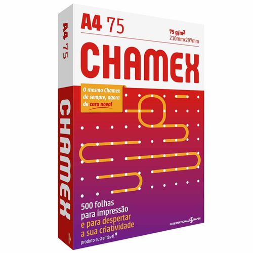 Papel Sulfite A4 Chamex Office 500 Folhas 240360