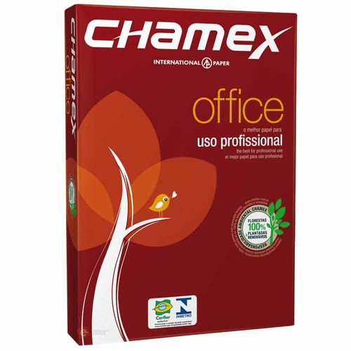 Papel Sulfite Carta Chamex Office 500 Folhas 132154