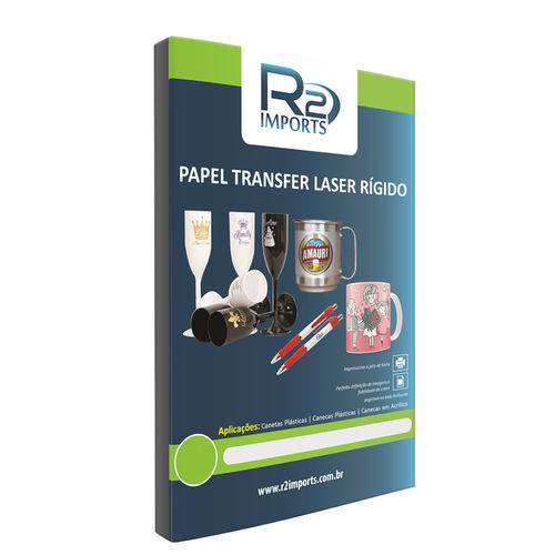 Papel Transfer Laser Rígido 110 Gr A4 100 Folhas