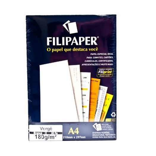 Papel Verge A4 50f 180g Br 0977 Filiperson