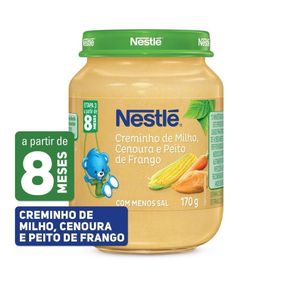 Papinha Infantil Milho, Cenoura e Peito de Frango Nestle 170g