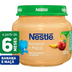 Papinha Infantil Sabor Banana e Maçã Nestlé 120g