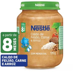 Papinha Infantil Sabor Caldo de Feijão, Carne e Arroz Nestlé 170g