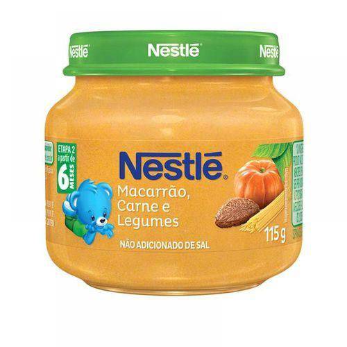 Papinha Nestlé Carne, Legumes e Macarrão 115g