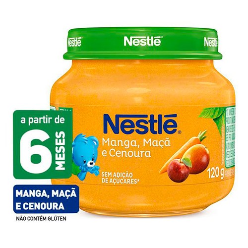 Papinha Nestlé de Manga, Maçã e Cenoura com 120g