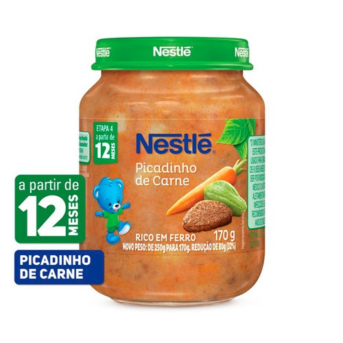 Papinha Nestlé de Picadinho de Carne com 170g