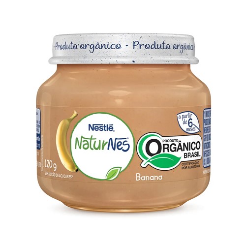 Papinha Nestlé NaturNes Orgânico Banana 120g