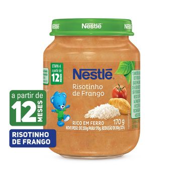 Papinha Nestle Risotinho de Frango 170g