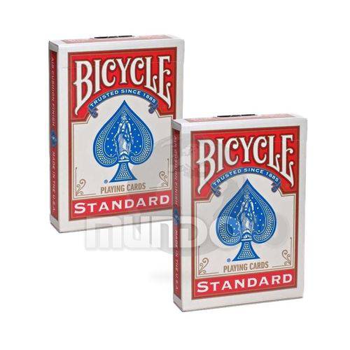Par Baralhos Bicycle Standard Index Cor Vermelho