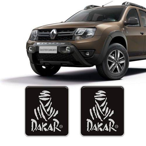 Par de Adesivos Duster Dakar Spirit Emblema Lateral Resinado