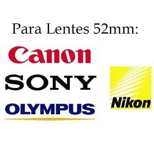 Parassol Lente Tulipa Pétalas 55mm Nikon Canon Sony e Outras