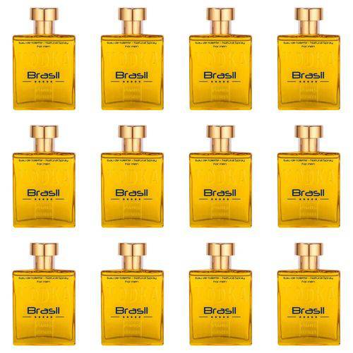 Paris Elysees Vodka Brasil Yellow Perfume 100ml (kit C/12)