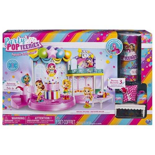 Party Pop Teenies - Playset Festa Poptastic - Série 1 - Sunny - SUNNY