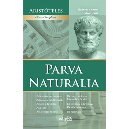 Parva Naturalia - Aristoteles - Edipro