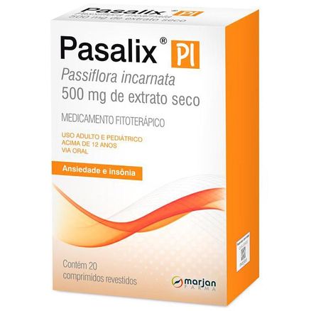 Pasalix PI 500mg 20 Comprimidos Revestidos