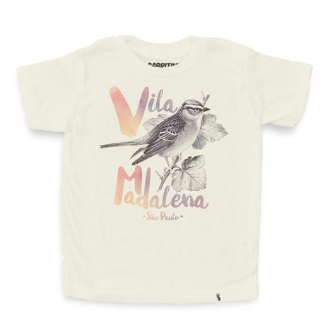 Passarinho Madalena - Camiseta Clássica Infantil