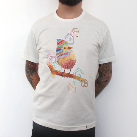Pássaro - Camiseta Clássica Masculina