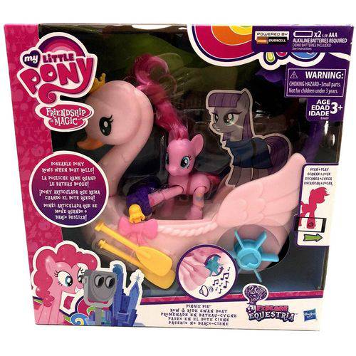 Passeio Barco Cisne Pinkie Pie My Little Pony Rosa - Hasbro