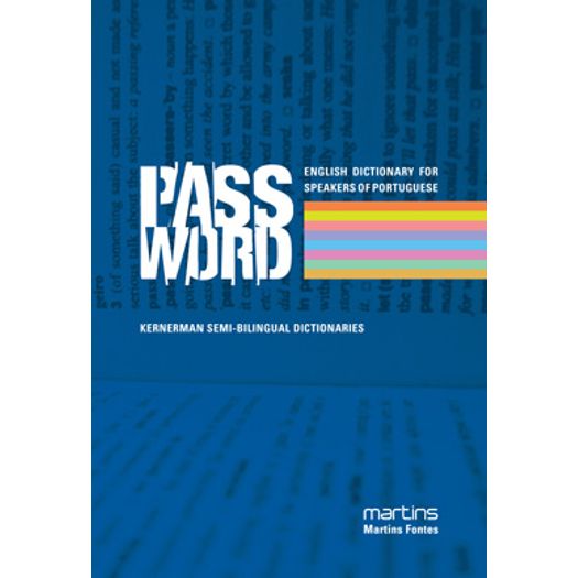 Password English Dictionary For Speakers Of Portuguese - Martins