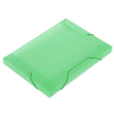 Pasta Aba Elástico Ofício 18mm Soft Polibrás - Verde