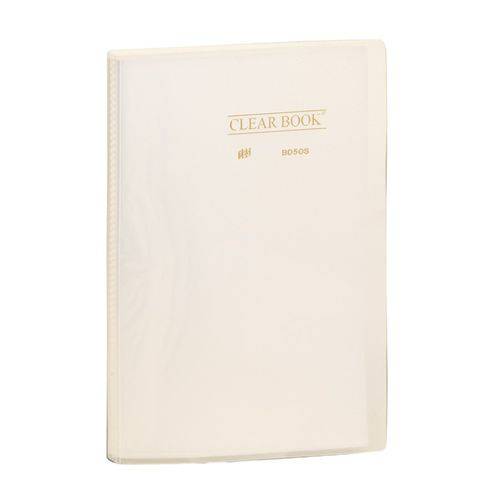 Pasta Catálogo 50 Sacos - Ofício - Polipropileno - Transparente - Clear Book - Cristal