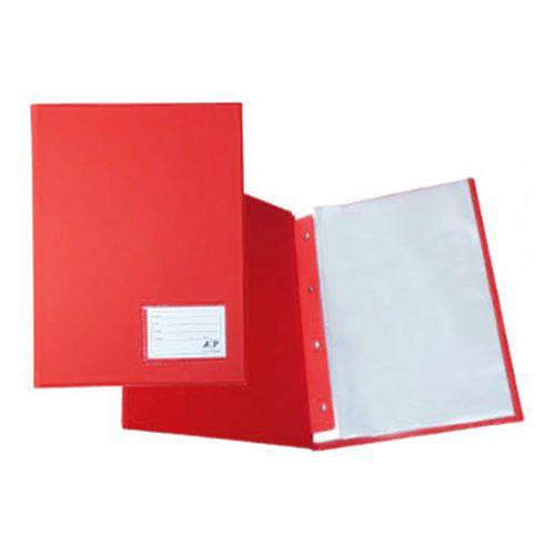 Pasta Catálogo C/ 50 Envelopes Fino e Visor Vermelho Acp 134.vm