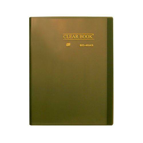 Pasta Catálogo Yes Clear Book com 40 Fls Fumê Tp A4 Bd40as 12439